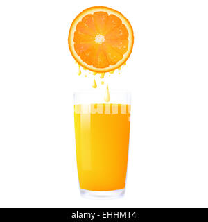 Orangensaft Stockfoto