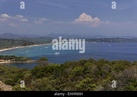 Pampelonne Strand an der Cote d ' Azur Stockfoto