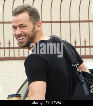 Promis bei einem Tanzstudio für "Dancing With The Stars" Proben Featuring: Artem Chigvintsev wo: Los Angeles, California, Vereinigte Staaten von Amerika bei: 08 September 2014 Stockfoto