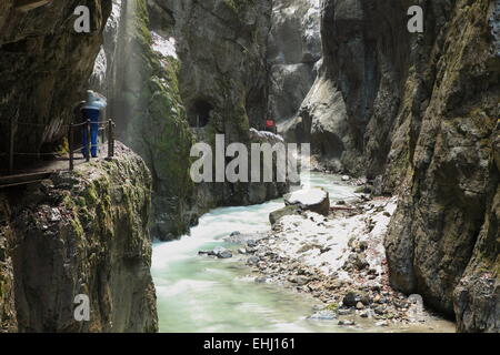 Partnachklamm in Garmisch-Partenkirchen Stockfoto