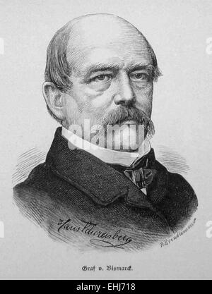 Graf Otto von Bismarck Stockfoto