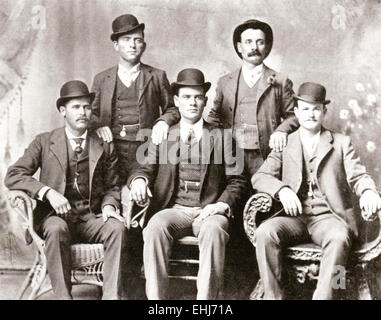 Butch Cassidy Wild Bunch Bande Stockfoto