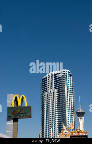 McDonalds melden Sie Las Vegas Nevada, USA Stockfoto