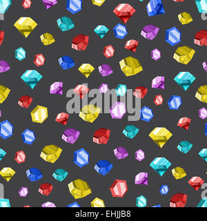 Farbige Diamanten Textur. Vektor-Illustration. Stockfoto