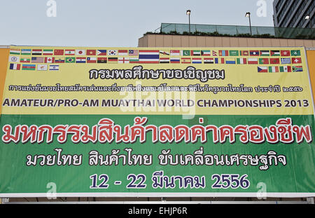 Weltmeisterschaft Muay Thai 2013 Stockfoto