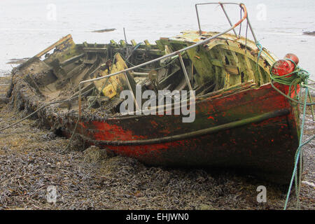 altes Wrack Cunnamore west cork, Irland Stockfoto