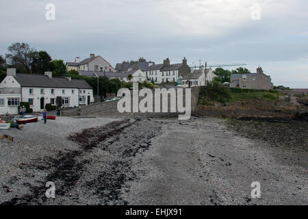 Moelfre Dorf Anglesey Wales uk Stockfoto