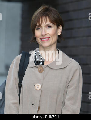 Amelia Bullmore außerhalb der ITV Studios Featuring: Amelia Bullmore Where: London, Vereinigtes Königreich: 10 Sep 2014 Stockfoto