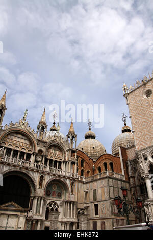 Str. kennzeichneten Basilica, Venedig, Italien Stockfoto