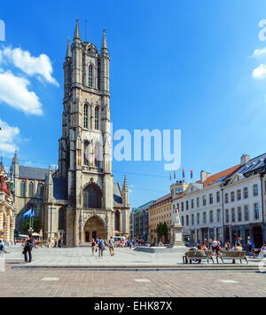 Saint Bavo Kathedrale (14.-16. Jahrhundert), Gent, Belgien Stockfoto