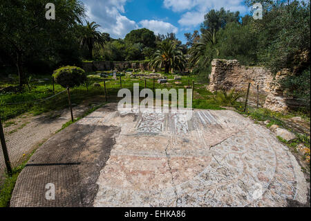 Die Antonine Bad-Komplex in Karthago, Tunesien. Stockfoto