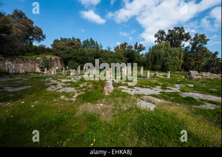 Schule in der Antonine Bad-Komplex in Karthago, Tunesien. Stockfoto