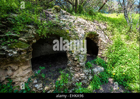 Die Antonine Bad-Komplex in Karthago, Tunesien. Stockfoto
