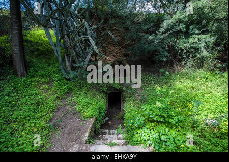 Die Antonine Bad-Komplex in Karthago, Tunesien. Stockfoto