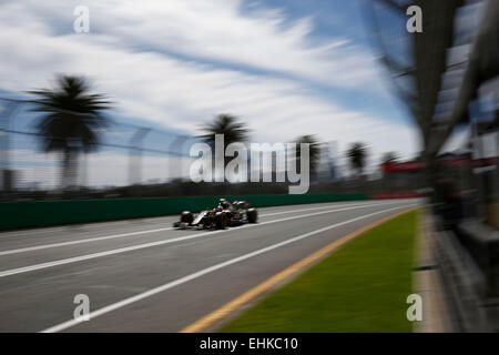 Motorsport: FIA Formel 1 Weltmeisterschaft 2015, Grand Prix von Australien, #13 Pastor Maldonado (VEN, Lotus F1 Team), Stockfoto