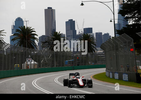 Motorsport: FIA Formel 1 Weltmeisterschaft 2015, Grand Prix von Australien, #20 Kevin Magnussen (Höhle, McLaren-Honda), Stockfoto