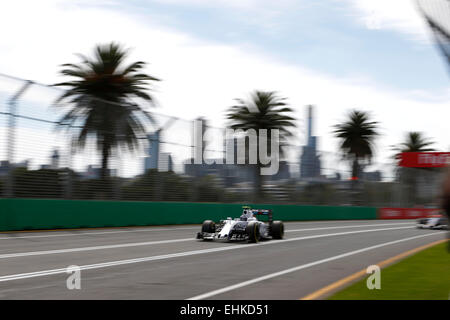 Motorsport: FIA Formula One World Championship 2015, Grand Prix von Australien, #77 Valtteri Bottas (FIN, Williams Martini Racing), Stockfoto