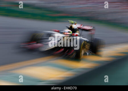 Motorsport: FIA Formel 1 Weltmeisterschaft 2015, Grand Prix von Australien, #13 Pastor Maldonado (VEN, Lotus F1 Team), Stockfoto