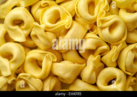 Tortellini-Hintergrund Stockfoto
