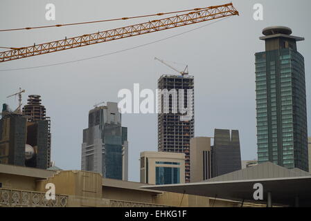 Ansicht von Dafna Bereich in Doha, Katar Stockfoto