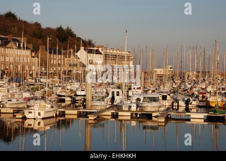 Binic in der Bretagne Stockfoto