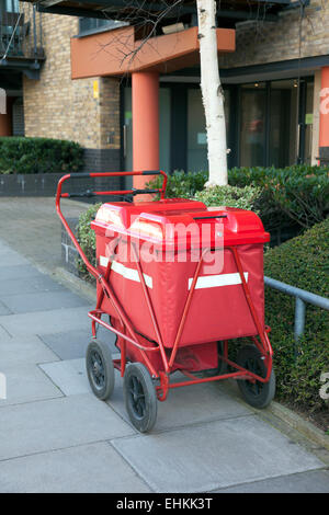 Royal Mail Post Trolley Stockfoto