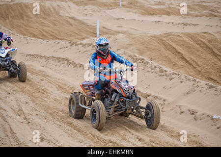 BXUK Strand Rennen auf Margate Main Sands Stockfoto