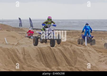 BXUK Strand Rennen auf Margate Main Sands Stockfoto