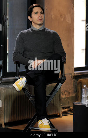 AOL BUILD Vortragsreihen mit: Justin Long wo: Manhattan, New York, Vereinigte Staaten, wann: 10 Sep 2014 Stockfoto