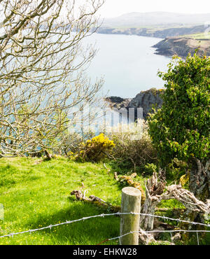 Die schöne Bucht bei Cwm yr Eglwys Stockfoto