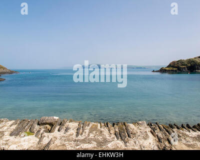 Die schöne Bucht bei Cwm yr Eglwys Stockfoto