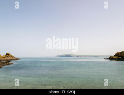 Die schöne Bucht bei Cwm yr Eglwys Stockfoto