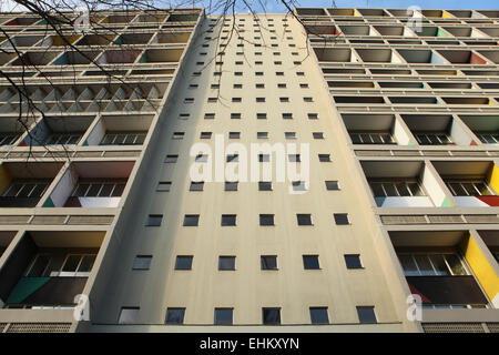 Moderne Wohn Gebäude Unité d ' Habitation, entworfen vom Architekten Le Corbusier (1957) in Berlin, Deutschland. Stockfoto