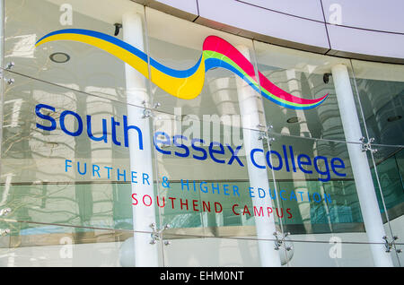 South Essex Hochschule der Weiter- und Hochschulbildung ist eine Weiterbildung Hochschule in Southend-on-Sea, Essex. Southend Campus. Logo Stockfoto