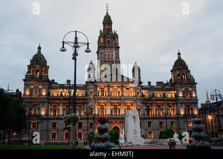 Glasgow City Chambers Stockfoto