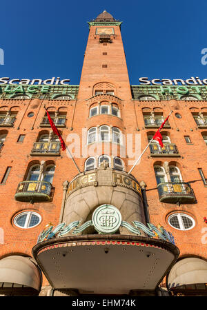 Scandic Palace Hotel auf dem Rathausplatz, radhus Pladsen, Kopenhagen, Dänemark Stockfoto