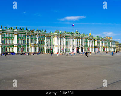 Eremitage im Winterpalast, der ehemaligen Residenz der russischen Zaren, Sankt Petersburg Stockfoto