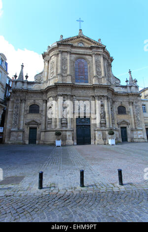 Fassade der Eglise Notre-Dame (1685 – 1707), Bordeaux, Frankreich Stockfoto