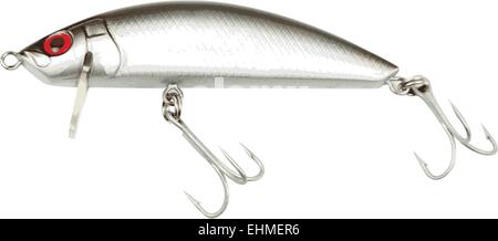 Angeln Köder detaillierte Vektor Stock Vektor