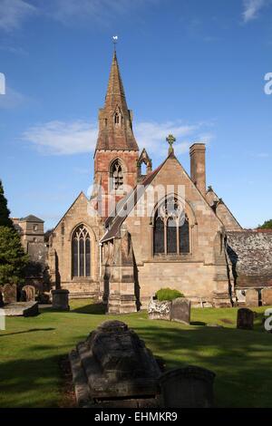 St John the Baptist Church, auf dem Gelände des Hagley Hall, West Midlands Stockfoto