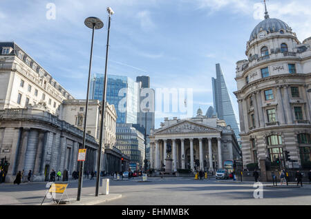 Die Royal Exchange, London, UK Stockfoto