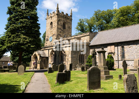 Eyam historischen Pest Dorf im Peak District Derbyshire England Stockfoto