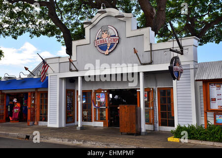 Bubba Gump Shrimp Co. Restaurant und Markt auf Front Street, Lahaina, Maui, Hawaii, USA Stockfoto