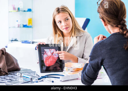 Vertreter in pharmazeutischen Produkten. Stockfoto