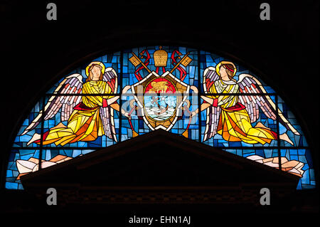 Basilica Di Santa Prassede, Via di Santa Prassede, Rom, Latium, Italien. Stockfoto