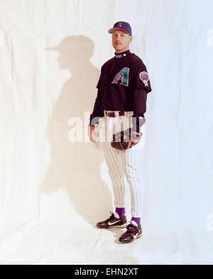 Phoenix, AZ - 28. März: Baseballspieler willie Blair in Phoenix, Arizona am 28. März 1998. Stockfoto