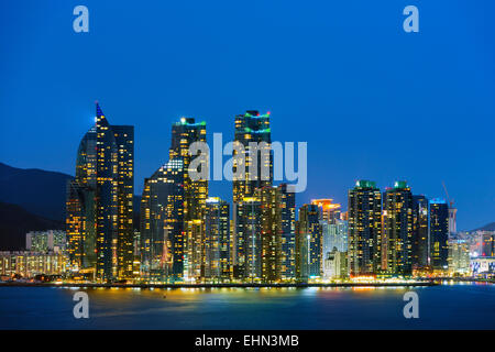 Asien, Republik Korea, Südkorea, Busan, Skyline der Stadt Stockfoto