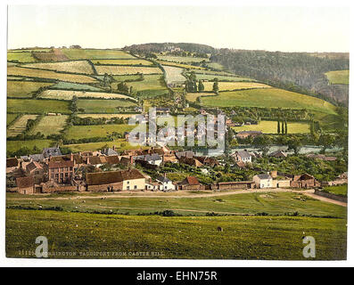 Taddiport von Castle Hill, Torrington, England Stockfoto