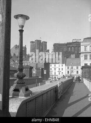 Newcastle aus der Drehbrücke Stockfoto