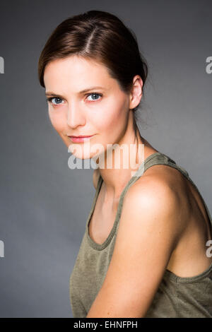 Porträt der Frau. Stockfoto